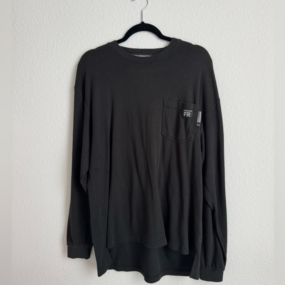 Wolverine Black Long Sleeve Men's Tee